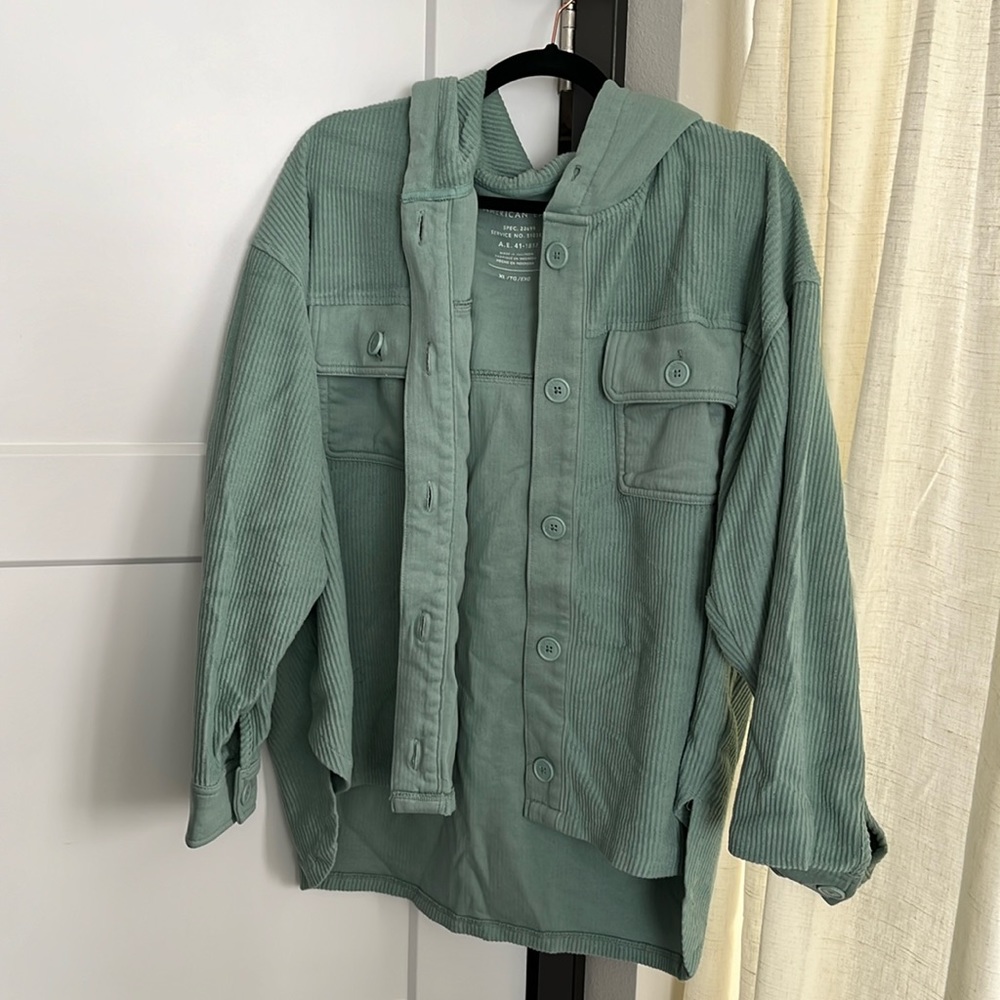 AE Hooded Shacket